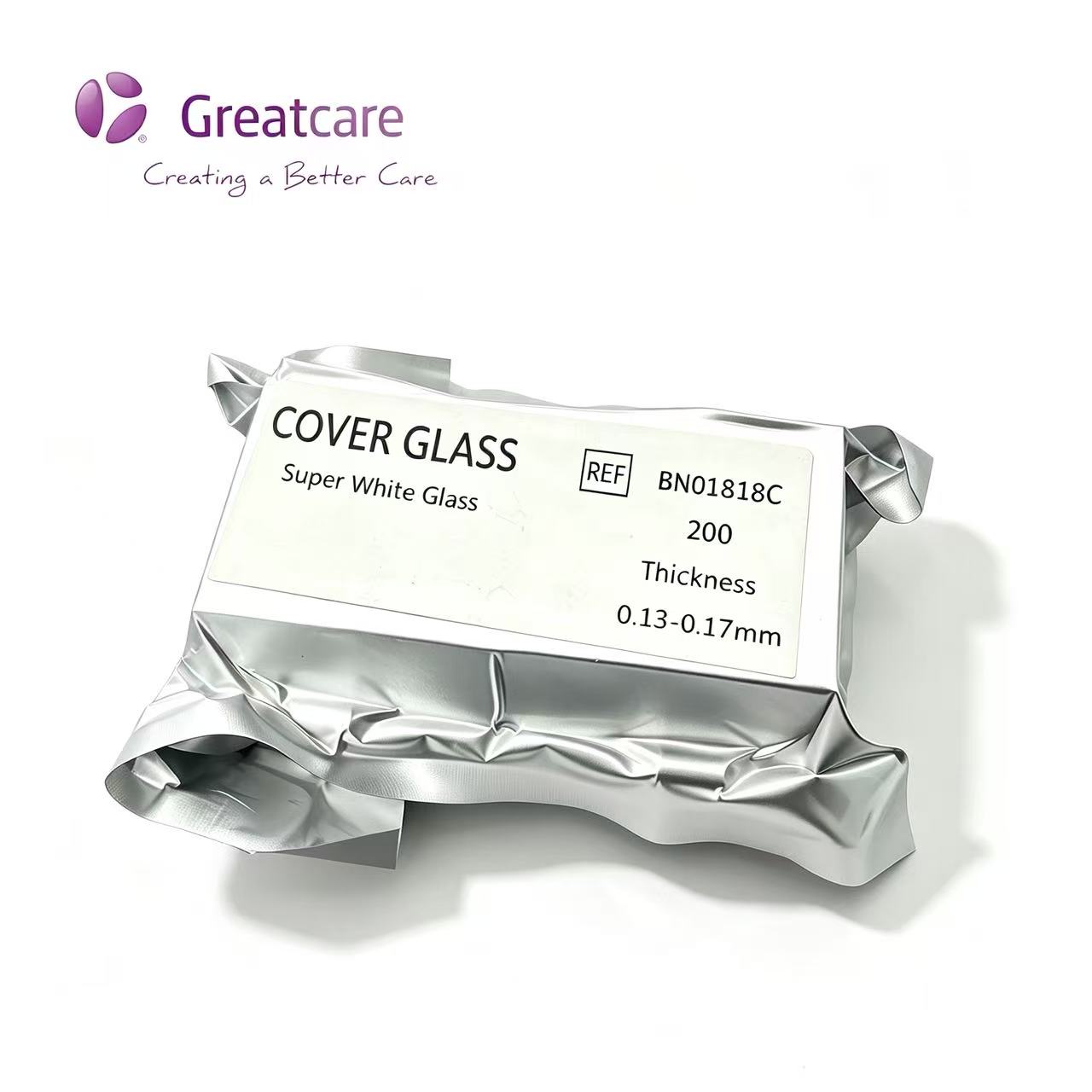 Dækglas Super Hvidt Glas 18x18mm